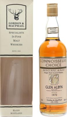 Glen Albyn 1972 GM Connoisseurs Choice 40% 700ml