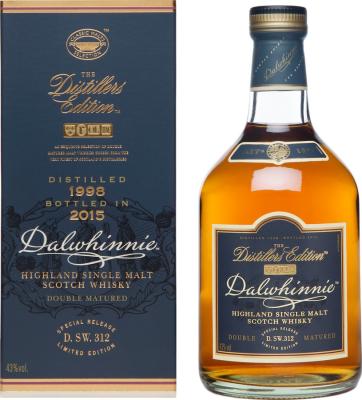 Dalwhinnie 1998 The Distillers Edition Ex-Bourbon and Oloroso Casks 43% 700ml