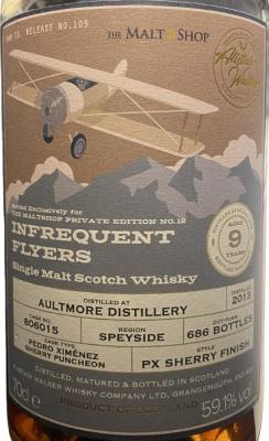 Aultmore 2013 AWWC Infrequent Flyers The Maltshop 59.1% 700ml