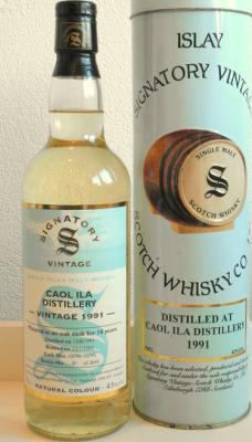 Caol Ila 1991 SV Vintage Collection Oak Casks 10790 10795 43% 700ml