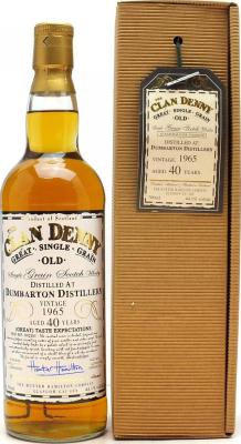Dumbarton 1965 HH The Clan Denny 44.1% 700ml