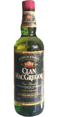 Clan MacGregor Fine Blended 100% Scotch Whiskies 40% 750ml