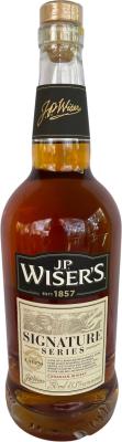 J.P. Wiser's Signature Series Bourbon,Canadian,Red wine,Rum,Burnt staves Batch A.A1579 43.3% 750ml