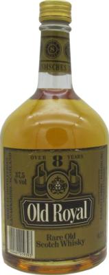 Old Royal 8yo Rare Old Scotch Whisky Parco GmbH Hamburg Spirituosen 37.5% 700ml