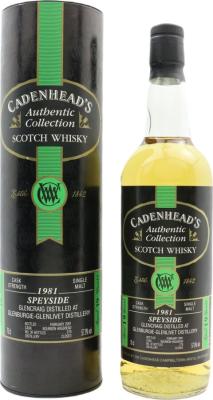 Glencraig 1981 CA Authentic Collection Bourbon Hogshead 57.9% 700ml