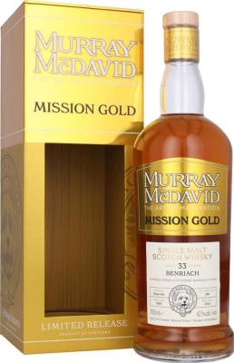 BenRiach 1990 MM Mission Gold 42.1% 700ml