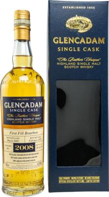 Glencadam 2008 Single Cask 1st Fill Bourbon #881 62.5% 700ml