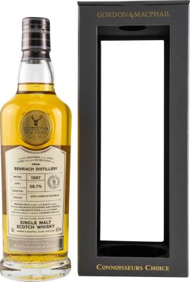 BenRiach 1997 GM Connoisseurs Choice Cask Strength Refill American Hogshead #169806 56.7% 700ml