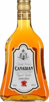 Canadian Guard House Old Special Whisky Special Reserve Produced in Canada Bottled in France 40% 700ml