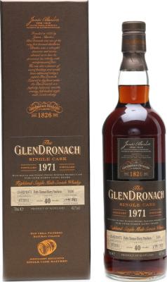 Glendronach 1971 Single Cask Pedro Ximenez Sherry Puncheon #1248 Taiwan Exclusive 47.5% 700ml