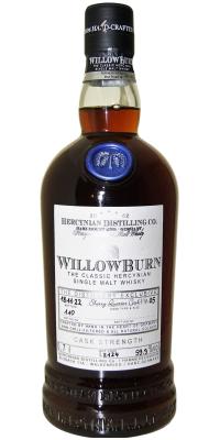 WillowBurn 2014 The Distillery Exclusive Cask Strength European Oak Sherry Quarter Cask Distillery Exclusive 59.9% 700ml