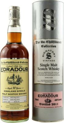 Edradour 2011 SV The Un-Chillfiltered Collection Sherry butt #188 46% 700ml
