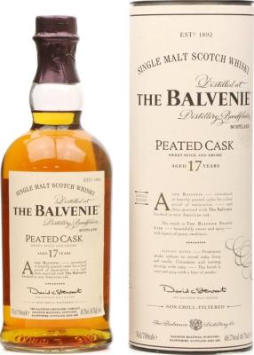 Balvenie 17yo Peated Cask ex-Bourbon & new American Oak 48.7% 700ml