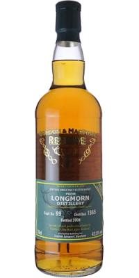 Longmorn 1965 GM Reserve #69 Japan Import System 43.9% 700ml