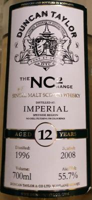 Imperial 1996 DT NC2 Range 55.7% 700ml