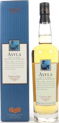 Asyla Blended Scotch Whisky CB 3rd Edition 1st Fill Bourbon Barrels 40% 750ml