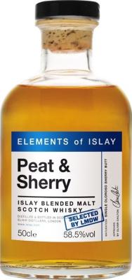 Peat & Sherry Islay Blended Malt Scotch Whisky ElD Elements of Islay 58.5% 500ml