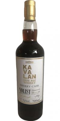 Kavalan Solist Sherry Cask S100711010A 57.8% 700ml