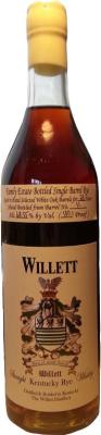 Willett 1984 The Iron Fist Family Estate Bottled Single Barrel Rye #11 Bourbon DC 68.55% 750ml