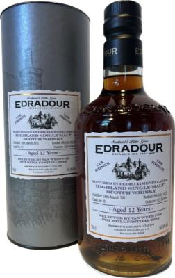 Edradour 2011 Pedro Ximenez Sherry Cask Matured Pedro Ximenez Sherry Pot Still Festival 2023 56.9% 700ml