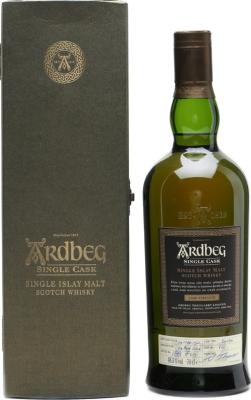 Ardbeg 1972 Bourbon Cask #866 Oddbins 48.3% 700ml