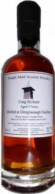 Glenglassaugh 2011 WhB The Octave Cask PPX9 Craig McAteer 60.1% 500ml