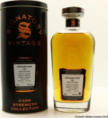 Highland Park 1987 SV Cask Strength Collection #1546 50.6% 700ml