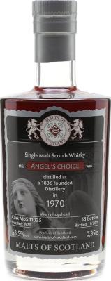 1836 1970 MoS Angel's Choice Sherry Hogshead 53.5% 350ml