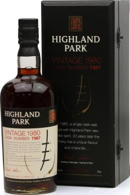 Highland Park 1980 Vintage #7367 54.8% 700ml