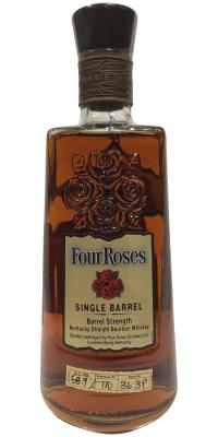 Four Roses Single Barrel Private Selection OBSQ Charred White Oak Distillery Gift Shop 58.9% 750ml
