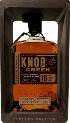 Knob Creek 18yo Kentucky Straight Bourbon 30th anniversary of Knob Creek 57.15% 750ml