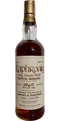 Laphroaig 1969 GM Importato da Meregalli Monza 51.9% 750ml