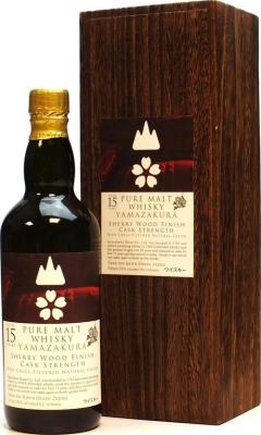 Yamazakura 15yo Sherry Wood Finish Cask Strength 59% 700ml