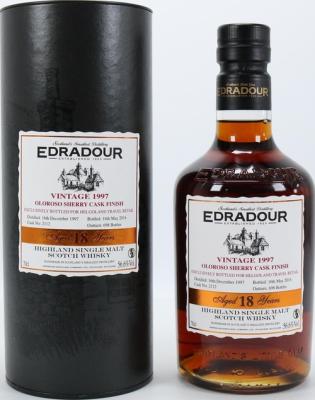 Edradour 1997 Helgoland Edition Oloroso Sherry Cask Finish #2112 56.6% 700ml