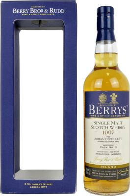 Arran 1997 BR Berrys 16yo Marsala Cask Finish #3 46% 700ml