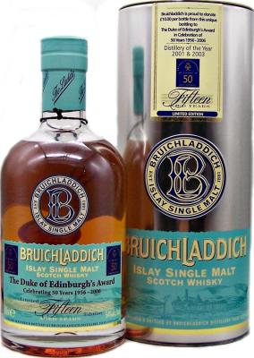 Bruichladdich 15yo The Duke of Edinburgh's Award 54% 700ml