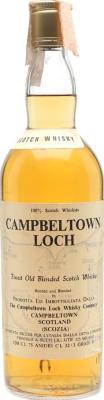 Campbeltown Loch Finest Old Blended Scotch Whisky Sutti Import Italy 43% 750ml