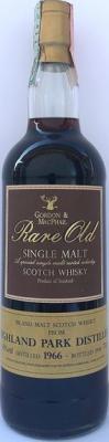 Highland Park 1966 GM Rare Old 40% 700ml