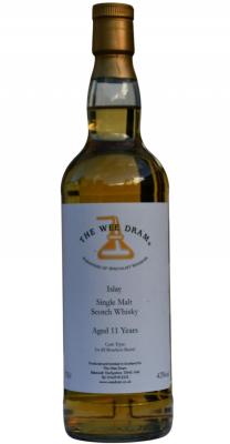 Islay Single Malt Scotch Whisky 11yo TWD 1st fill Bourbon cask The Wee Dram Bakewell 43% 700ml