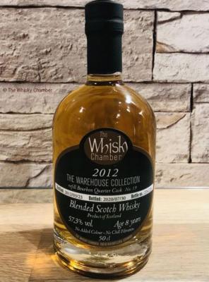 Blended Scotch Whisky 2012 WCh The Warehouse Collection Refill Bourbon Quarter Cask #19 57.3% 500ml