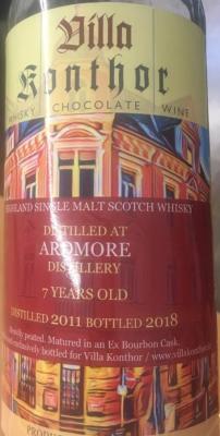 Ardmore 2011 VK Ex-Bourbon 45% 700ml