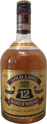 Gold Label 12yo Au&Ci 40% 700ml