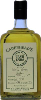 Arran 1996 CA Cask Ends American Oak 44.7% 700ml