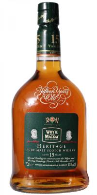 Whyte & Mackay 15yo W&M Heritage Commemorate the Whyte & Mackay Company Launch 4th December 2003 43% 700ml