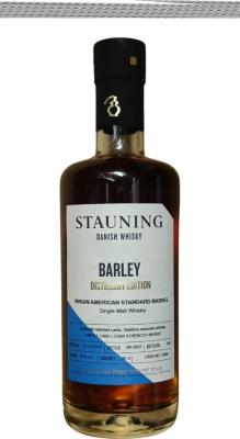 Stauning Distillery Edition 2019 Barley Virgin American Standard Barrel Virgin American Standard Barrel Distillery only 61% 350ml