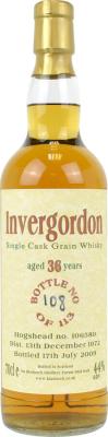 Invergordon 1972 BF 36yo #106580 44% 700ml