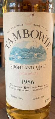 Tambowie 1986 VM Highland Malt 40% 700ml