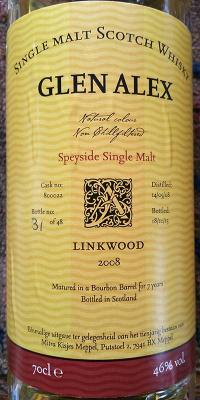 Linkwood 2008 MKM Bourbon #800022 46% 700ml