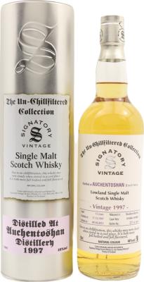 Auchentoshan 1997 SV The Un-Chillfiltered Collection 15yo Bourbon Barrels 101840 + 880 46% 700ml