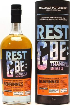 Benrinnes 1995 RBTW Limited Edition Bourbon Cask #9089 49.9% 700ml